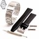 Steel and Leather Replacement Watch Band Fits Citizen AW0050-58A J800-R006738