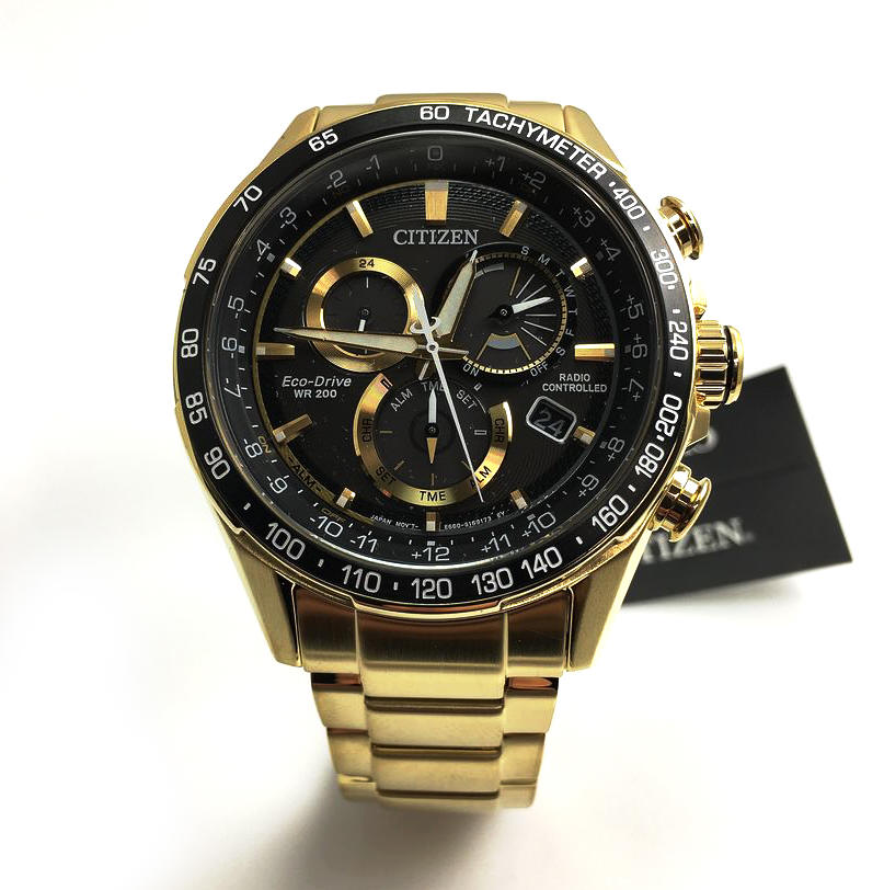 Men's Citizen PCAT Atomic Timekeeping EcoDrive Chronograph Watch
