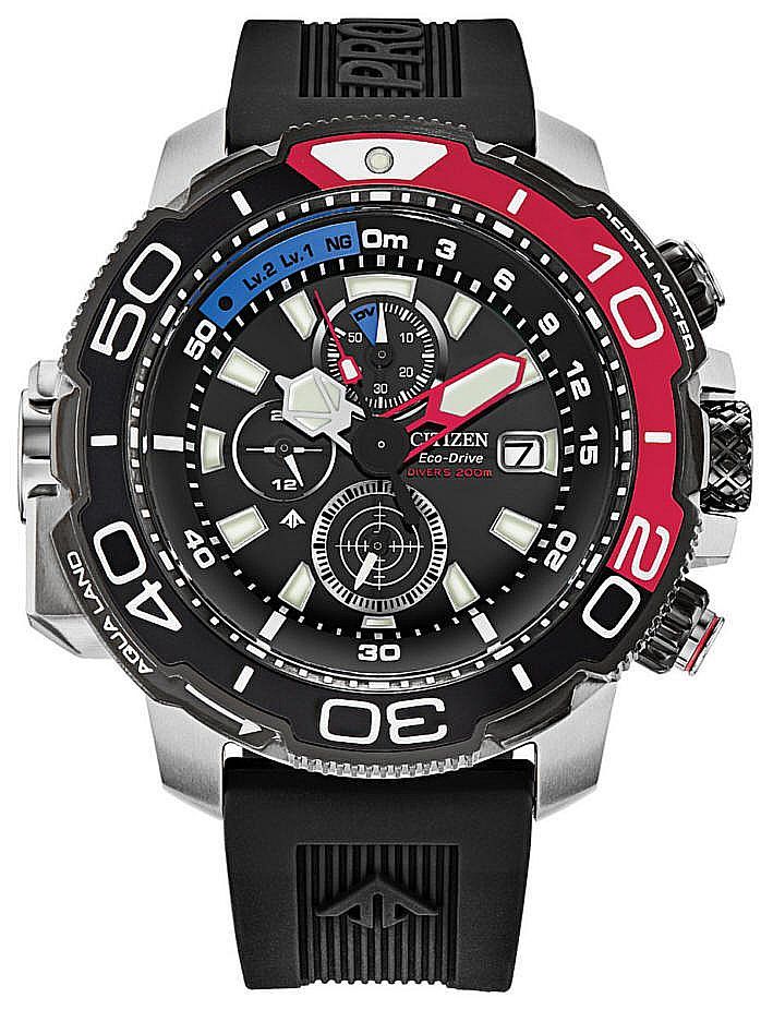 Men's Citizen Promaster Aqualand Diver's Depth Meter Watch BJ216703E