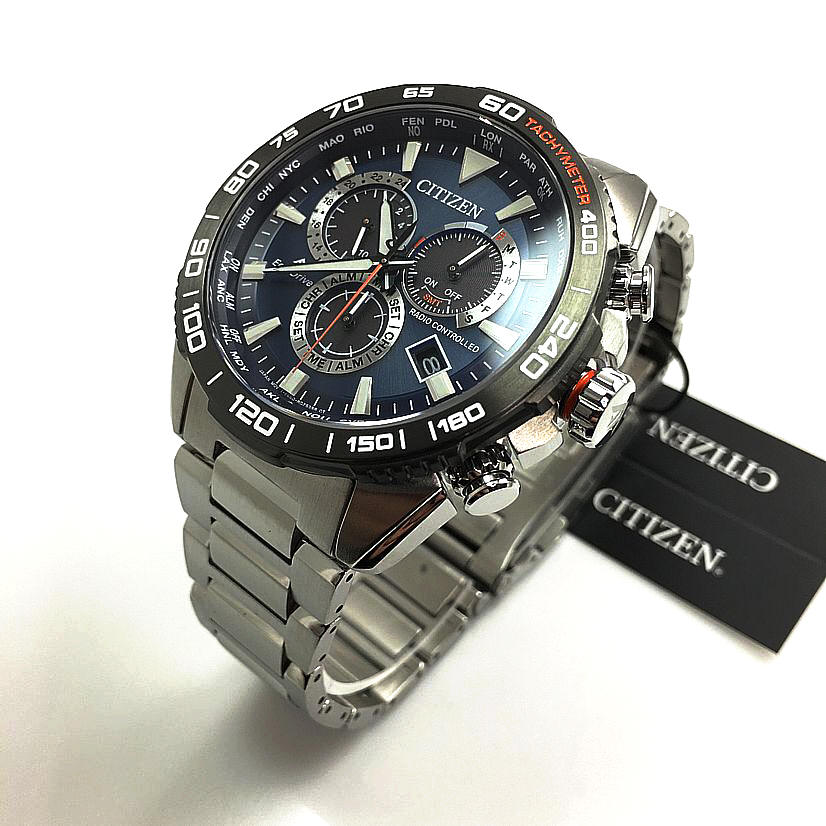 Men's Citizen Promaster Radio Controlled Atomic Chronograph Watch
