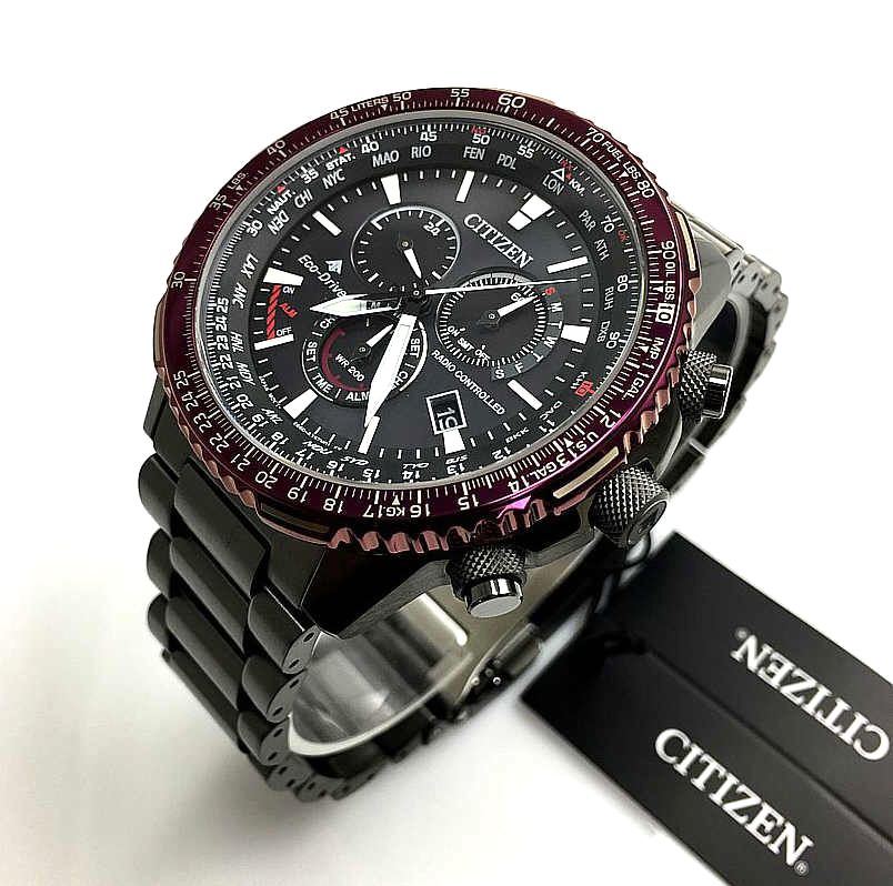 Radio Citizen Promaster SKY CB5009-55E Eco-Drive quadrante nero