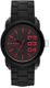 Men's Diesel Double Down Black Silicone Strap Watch DZ1777