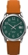 Men's Easy Reader 35mm Green Dial Brown Leather Strap Watch TW2W54600
