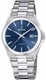 Men's Festina Acero clasico Stainless steel Blue Dial Watch F20552-3