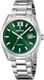 Men's Festina Acero Clasico Stainless Steel Green Dial Watch F20707-8
