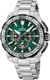 Men's Festina Chrono Bike Chronograph Stainless Steel Green Dial Watch F20724-3