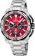 Men's Festina Chrono Bike Chronograph Stainless Steel Red Dial Watch F20724-5
