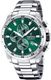 Men's Festina Chrono Sport Stainless steel Green Dial Watch F20463-3
