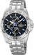 Men's Festina Multifunction Stainless steel Black Dial Watch F20445-6