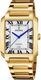 Men's Festina On The Square Gold Stainless Steel Quartz Watch F20678-1
