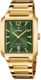 Men's Festina On The Square Gold Stainless Steel Quartz Watch F20678-5