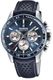 Men's Festina Timeless Automatic Chronograph Blue Leather Strap Watch F20561-2