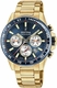 Men's Festina Timeless Chronograph Stainless Steel Gold Watch F20634-2
