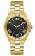 Men's Guess Classic Gold tone Steel Black Dial Watch GW0276G2