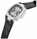 Men's Kenneth Cole Atlantic Blue Dial Automatic Leather Band Watch KCWGX0099305