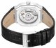 Men's Kenneth Cole Atlantic Blue Dial Automatic Leather Band Watch KCWGX0099305