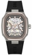Men's Kenneth Cole Atlantic Brown Dial Automatic Silicone Band Watch KCWGZ0099302