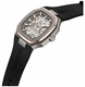 Men's Kenneth Cole Atlantic Brown Dial Automatic Silicone Band Watch KCWGZ0099302