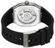 Men's Kenneth Cole Atlantic Brown Dial Automatic Silicone Band Watch KCWGZ0099302