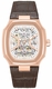 Men's Kenneth Cole Atlantic Silver Dial Automatic Leather Band Watch KCWGX0099306