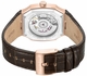 Men's Kenneth Cole Atlantic Silver Dial Automatic Leather Band Watch KCWGX0099306