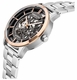 Men's Kenneth Cole Automatic Gunmetal Dial Steel Band Watch KCWGY0064301