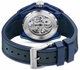 Men's Kenneth Cole Automatic Skeleton Dial Silicone Band Watch KCWGR2136502