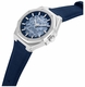 Men's Kenneth Cole Benson Blue Dial Automatic Nylon Band Watch KCWGZ0099005