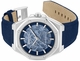 Men's Kenneth Cole Benson Blue Dial Automatic Nylon Band Watch KCWGZ0099005