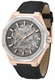 Men's Kenneth Cole Benson Grey Dial Automatic Nylon Band Watch KCWGZ0099001