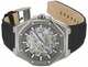 Men's Kenneth Cole Benson Grey Dial Automatic Nylon Band Watch KCWGZ0099006