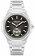 Men's Kenneth Cole Benson Gunmetal Dial Automatic Steel Band Watch KCWGY0099105