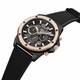 Men's Kenneth Cole Dress Sport Black Strap Chronograph Watch KCWGO0087602