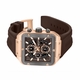 Men's Kenneth Cole Dress Sport Brown Strap Chronograph Watch KCWGO0065502