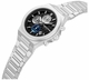 Men's Kenneth Cole Glenville Black Dial Steel Band Watch KCWGI0100001