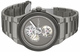 Men's Kenneth Cole Grove Gunmetal Dial Automatic Steel Band Watch KCWGY0098803