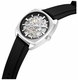 Men's Kenneth Cole Merrick Black Dial Automatic Silicone Band Watch KCWGZ0099204