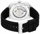 Men's Kenneth Cole Merrick Black Dial Automatic Silicone Band Watch KCWGZ0099204