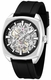 Men's Kenneth Cole Merrick Black Dial Automatic Silicone Band Watch KCWGZ0099204
