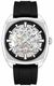 Men's Kenneth Cole Merrick Black Dial Automatic Silicone Band Watch KCWGZ0099204
