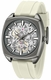 Men's Kenneth Cole Merrick Gunmetal Dial Automatic Silicone Band Watch KCWGZ0099205