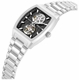 Men's Kenneth Cole Milford Black Dial Automatic Steel Band Watch KCWGY0058805