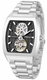 Men's Kenneth Cole Milford Black Dial Automatic Steel Band Watch KCWGY0058805
