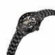 Men's Kenneth Cole New York Black Automatic Skeleton Dial Watch KCWGY0046430