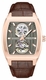 Men's Kenneth Cole New York Curved Automatic 40mm Leather Watch KCWGX0058803