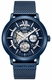 Men's Kenneth Cole Pacific Blue Dial Automatic Steel Band Watch KCWGY0098202