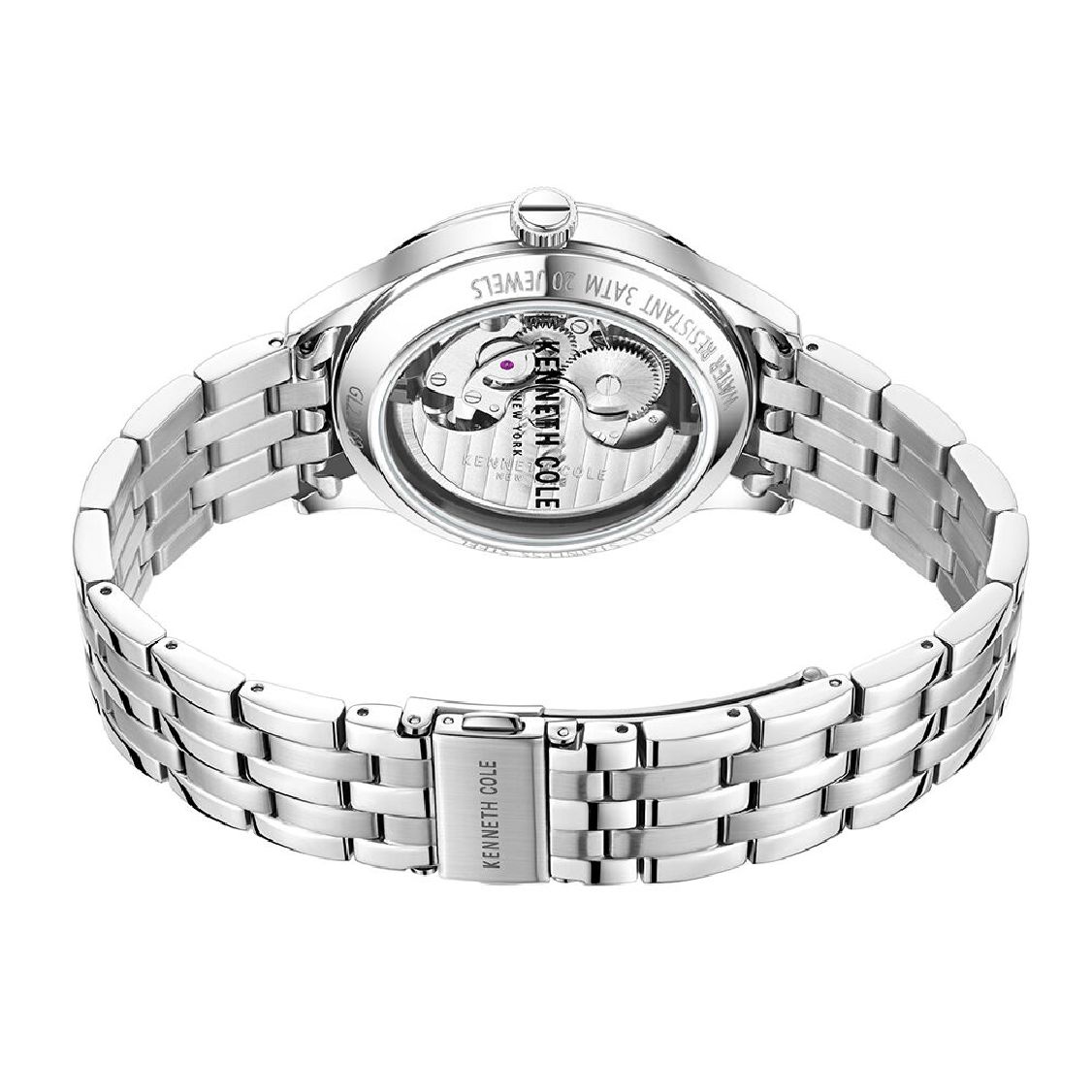 Men's Kenneth Cole Stainless Steel Automatic Skeleton Watch KCWGL2216907