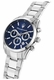 Men's Maserati Attrazione Blue Dial Steel Band Watch R8853151005