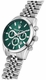 Men's Maserati Attrazione Green Dial Steel Band Watch R8853151023