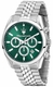 Men's Maserati Attrazione Green Dial Steel Band Watch R8853151023